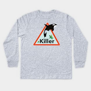 Orca the killer Kids Long Sleeve T-Shirt